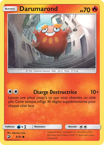 Image de la carte Pokemon Darumarond 8/70