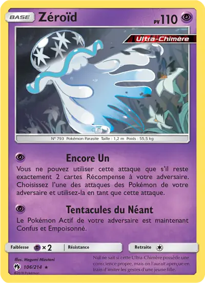 Image de la carte Pokemon Zéroïd 106/214
