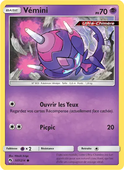 Image de la carte Pokemon Vémini 107/214