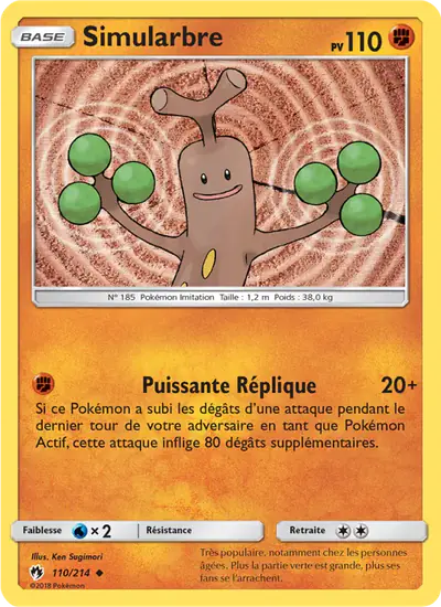 Image de la carte Pokemon Simularbre 110/214