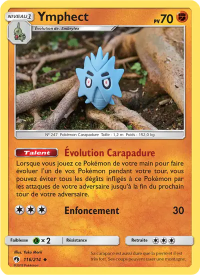 Image de la carte Pokemon Ymphect 116/214