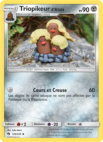 Image de la carte Pokemon Triopikeur d'Alola 123/214