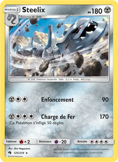 Image de la carte Pokemon Steelix 125/214
