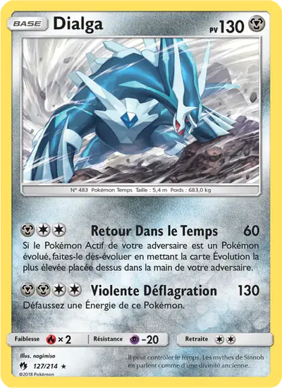 Image de la carte Pokemon Dialga 127/214