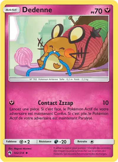 Image de la carte Pokemon Dedenne 142/214