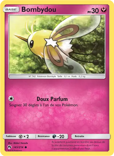 Image de la carte Pokemon Bombydou 145/214