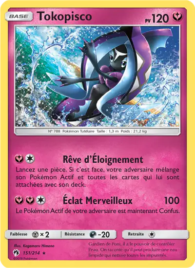 Image de la carte Pokemon Tokopisco 151/214