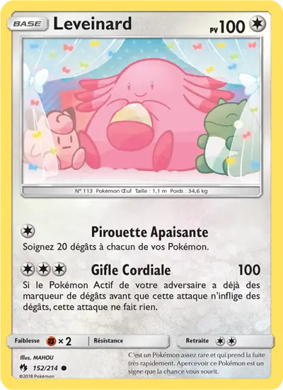 Image de la carte Pokemon Leveinard 152/214