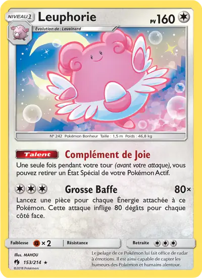 Image de la carte Pokemon Leuphorie 153/214