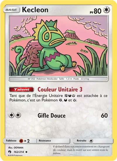Image de la carte Pokemon Kecleon 162/214