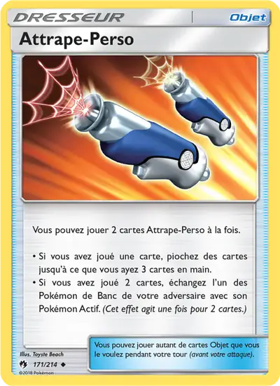 Image de la carte Pokemon Attrape-Perso 171/214