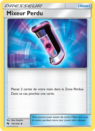 Image de la carte Pokemon Mixeur Perdu 181/214