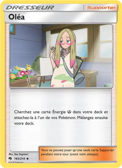 Image de la carte Pokemon Oléa 183/214