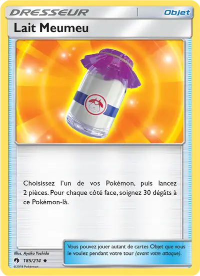 Image de la carte Pokemon Lait Meumeu 185/214