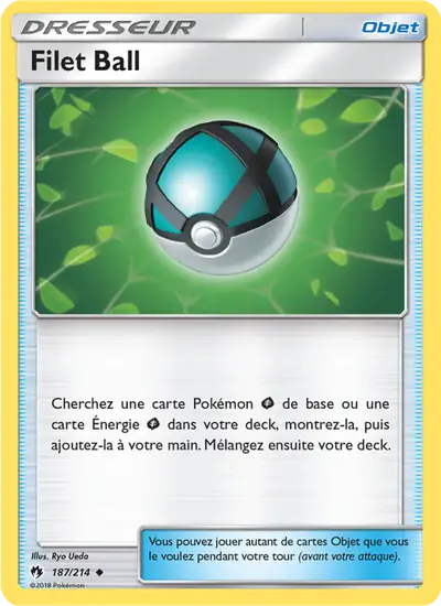 Image de la carte Pokemon Filet Ball 187/214