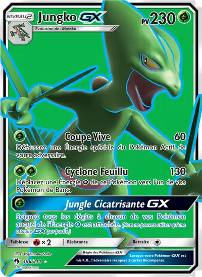 Image de la carte Pokemon Jungko GX 196/214