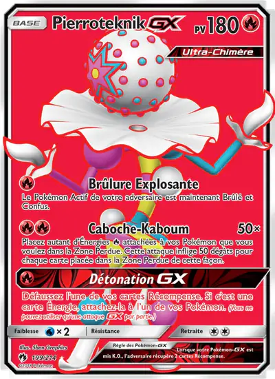 Image de la carte Pokemon Pierroteknik GX 199/214
