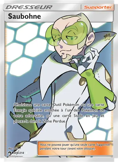 Image de la carte Pokemon Saubohne 208/214