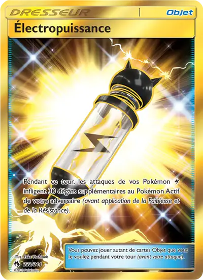 Image de la carte Pokemon Électropuissance 232/214