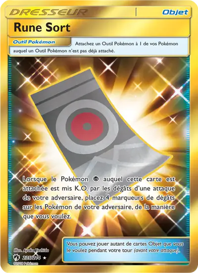 Image de la carte Pokemon Rune Sort 235/214
