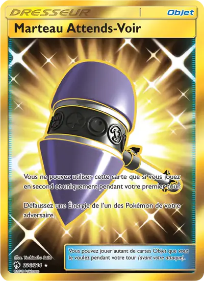 Image de la carte Pokemon Marteau Attends-Voir 236/214