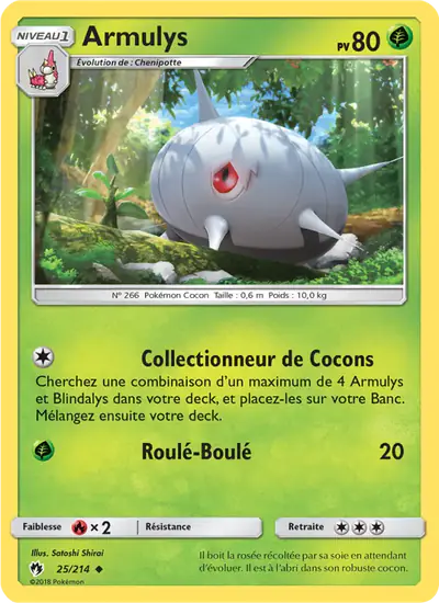 Image de la carte Pokemon Armulys 25/214