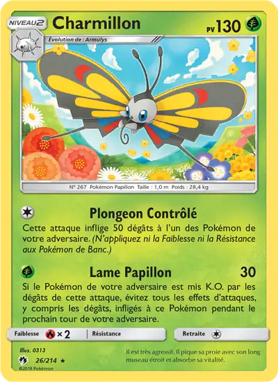 Image de la carte Pokemon Charmillon 26/214