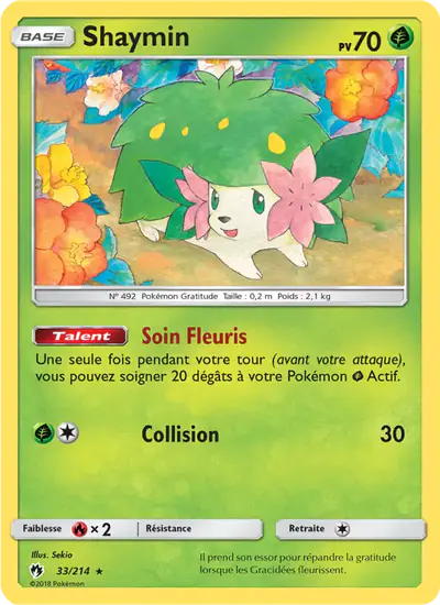 Image de la carte Pokemon Shaymin 33/214