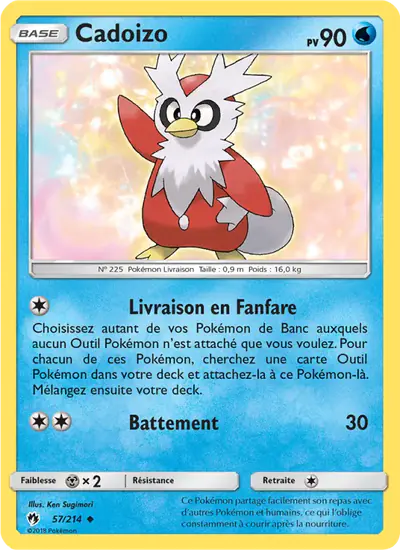 Image de la carte Pokemon Cadoizo 57/214