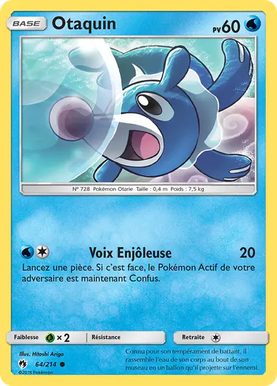 Image de la carte Pokemon Otaquin 64/214