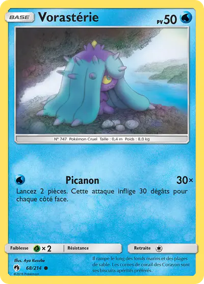 Image de la carte Pokemon Vorastérie 68/214