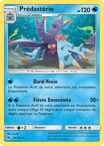 Image de la carte Pokemon Prédastérie 69/214