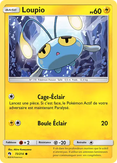 Image de la carte Pokemon Loupio 73/214