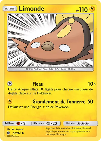 Image de la carte Pokemon Limonde 83/214