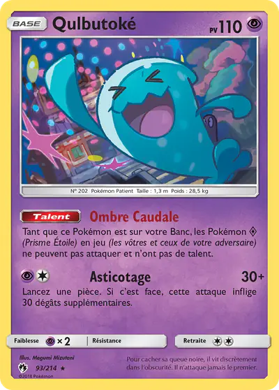 Image de la carte Pokemon Qulbutoké 93/214