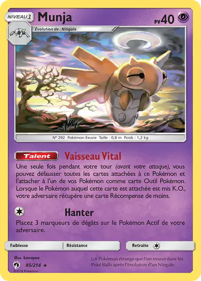Image de la carte Pokemon Munja 95/214