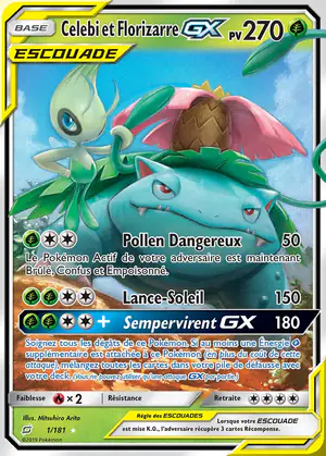 Celebi et Florizarre GX 1/181
