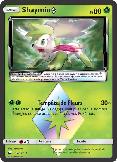 Image de la carte Pokemon Shaymin {*} 10/181