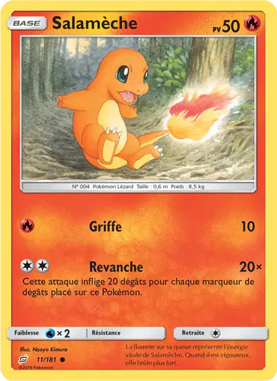 Image de la carte Pokemon Salamèche 11/181