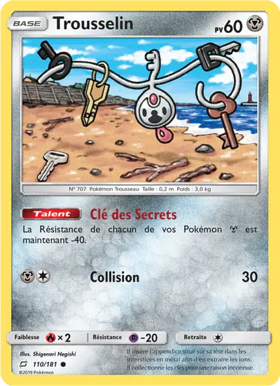 Image de la carte Pokemon Trousselin 110/181