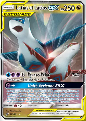 Latias et Latios GX 113/181