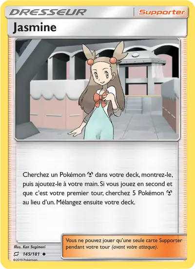 Image de la carte Pokemon Jasmine 145/181