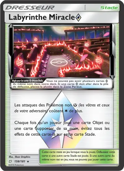 Image de la carte Pokemon Labyrinthe Miracle {*} 158/181