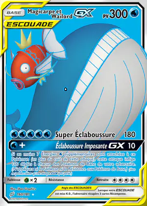 Magicarpe et Wailord GX 160/181