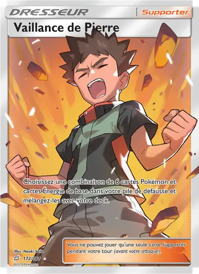 Image de la carte Pokemon Vaillance de Pierre 172/181