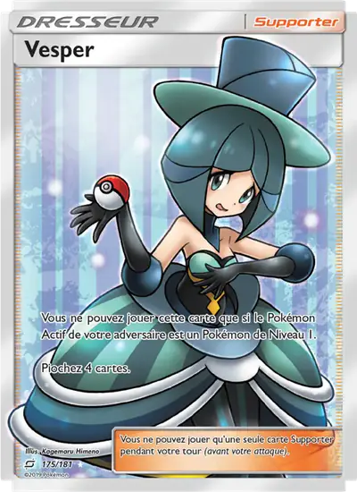 Image de la carte Pokemon Vesper 175/181