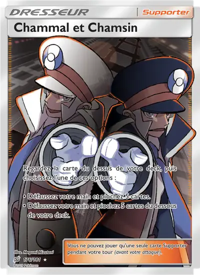 Image de la carte Pokemon Chammal et Chamsin 176/181