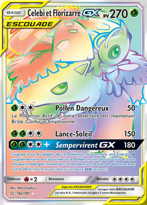 Celebi et Florizarre GX 182/181