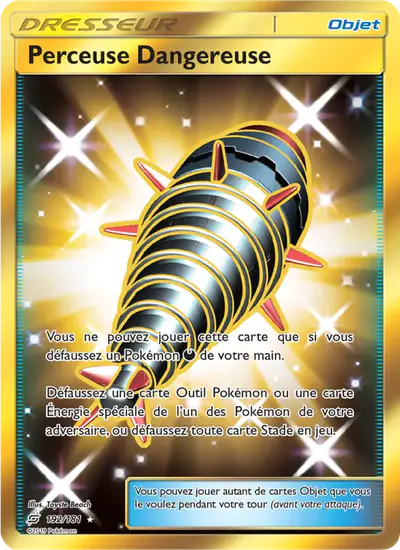 Image de la carte Pokemon Perceuse Dangereuse 192/181