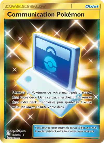 Image de la carte Pokemon Communication Pokémon 196/181